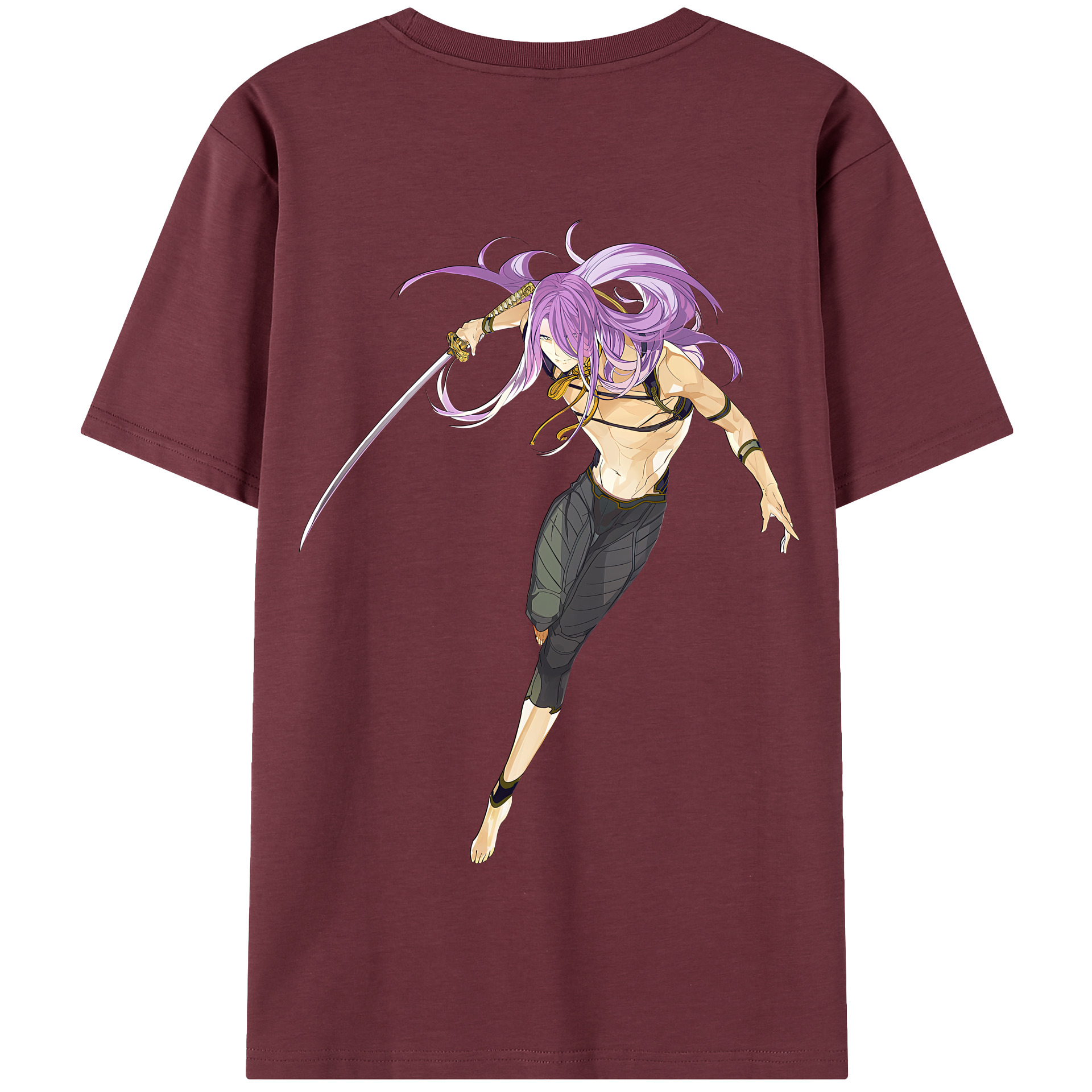 （画像用） 刀剣乱舞 Touken Ranbu 綿100％半袖Tシャツ（背面プリント）